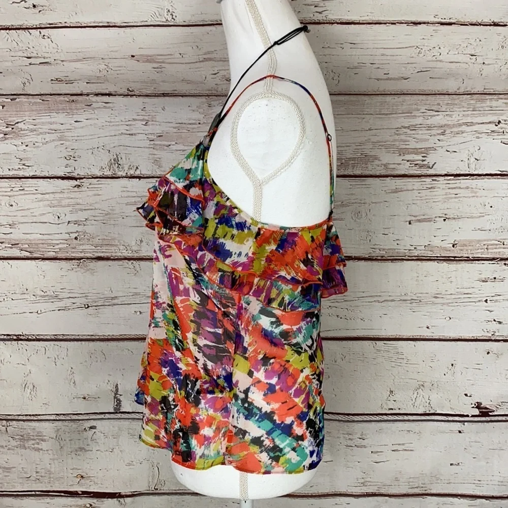 Forever 21 Multicolored Blouse Small - Picture 3 of 9